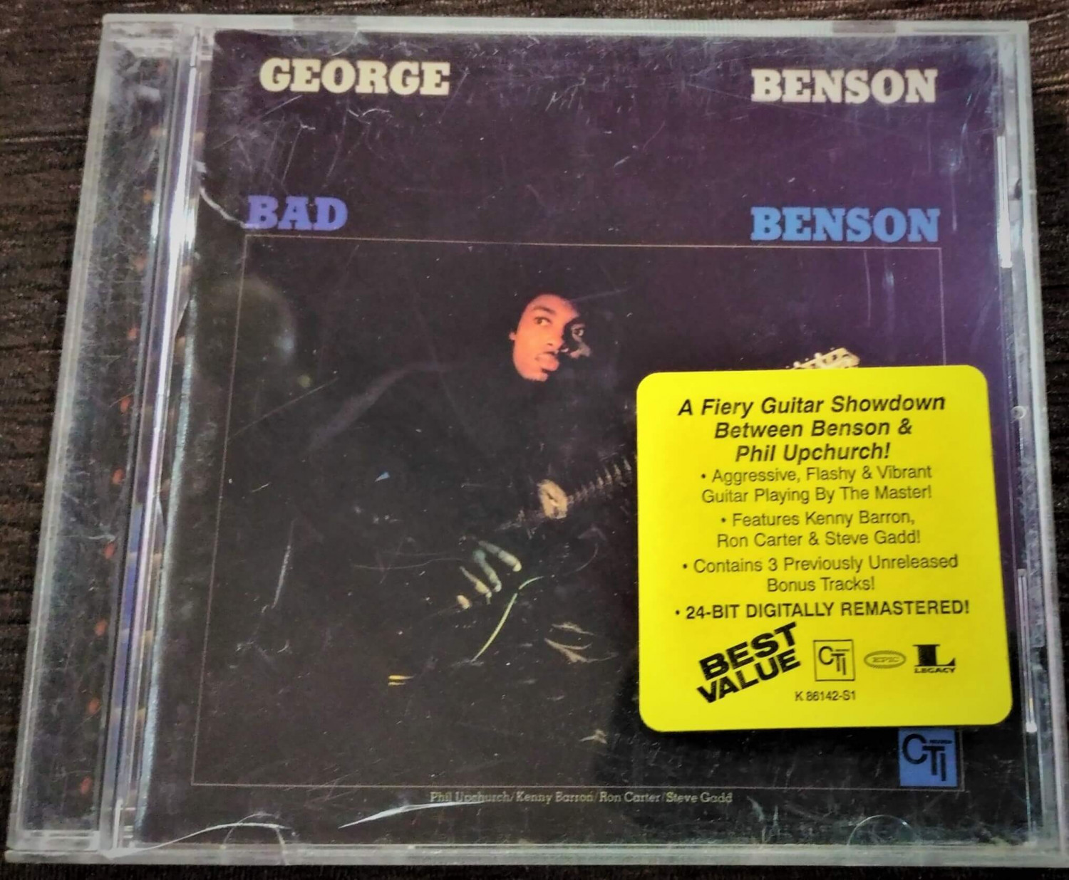 George Benson ‎– Bad Benson (2002) Pre-Owned Epic Imported Audio CD