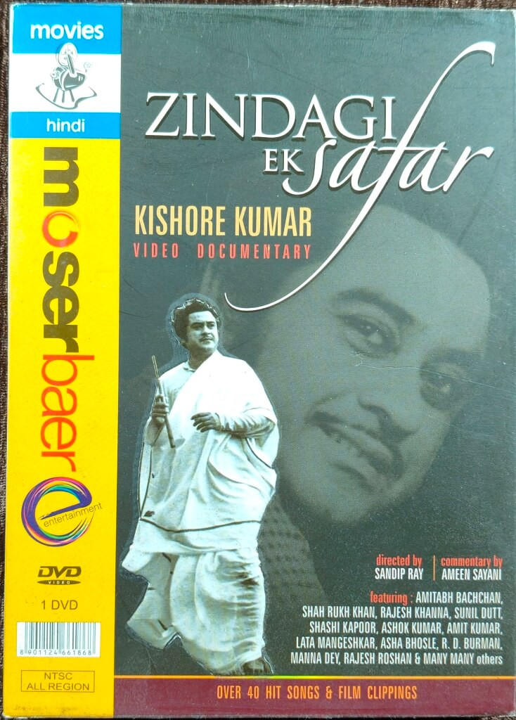 Kishore Kumar - Zindagi Ek Safar - Video Documentary (2009) Sandip Ray Pre-Owned Moserbaer Single DVD